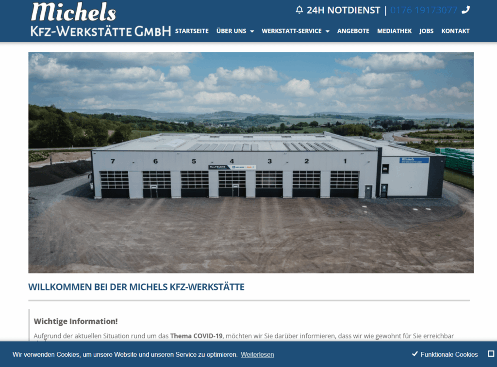 Neue Firmenhomepage